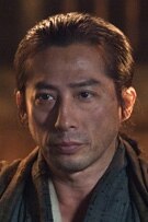 The actor poster of Hiroyuki Sanada