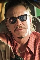 The actor poster of Mickey Rourke