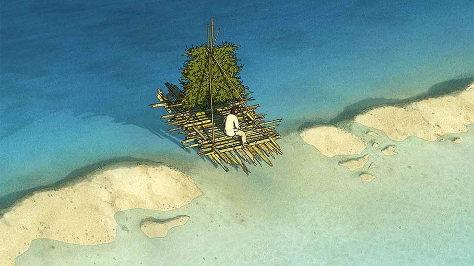 Still 2 uit de film The Red Turtle