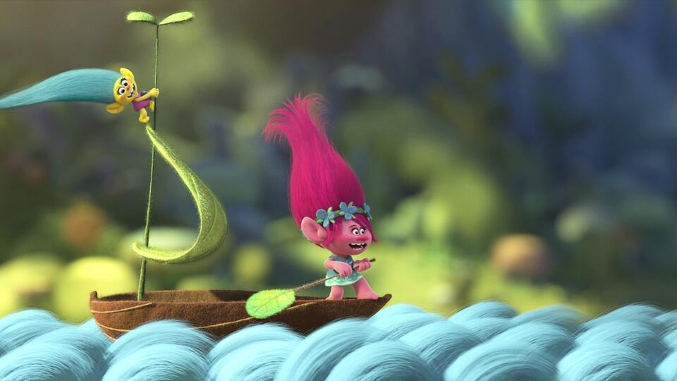 Still 12 uit de film Trolls