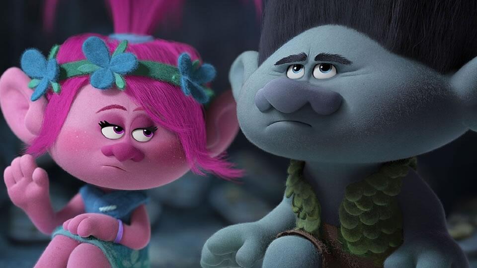 Still 3 uit de film Trolls